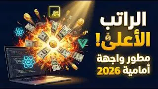 مستقبل رواتب React و Vue في 2026 (أرقام حقيقية)💰