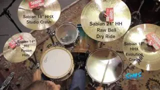 Sims Music Sabian Cymbal Demo