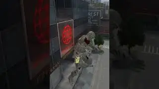 Jumping out of a window in gmod ragdoll mod #shorts #gmod