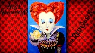 Draw a Queen of Hearts (Helena Bonham Carter in Alice in Wonderland)/ Рисуем Красную Королеву