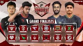 [🔴LIVE] GRAND FINAL | CLUTCH NATION CONQUEST S1 | Ft. @RedHawksOfficials @JB.FREAK22