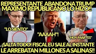 CAOS TOTAL! MAXIMO REPRESENTANTE REPUBLICANO ABANDONA A TRUMP SALTA TODO SALE FISCAL INMEDIATO BOOM