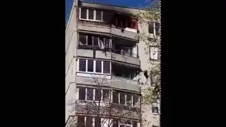 Пожар на Салтовке, горит квартира на 9-м этаже по ул. Уборевича, 50