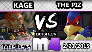 McSmashter 4 - Kage (Ganondorf) Vs. The Piz (Falco) SSBM Exhibition - Melee