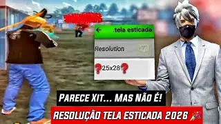 De 2026! a Melhor Resolu&ccedil;&atilde;o e Sensibilidade Tela Esticada Do Second Screen Free Fire