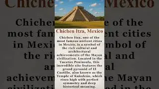 Chichen Itza #shortstory #english #esl #7wonders #chichenitza