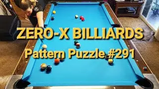 8-Ball Table Run Zero-X Billiards Pattern Puzzle #291