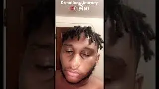 Dreadlock Journey (make 1 year today) 💯 #locjourney #dreadlocks #motivation #patienceisthekey