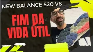 Fim de vida do New Balance 520 v8