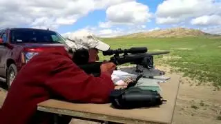 Porter with 6BR Prairie Dog Hunting