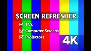 Screen Refresher | 10-Hour Gentle Color Cycle for TVs, Monitors & Projectors (EN / ES / 中文 / हिंदी)