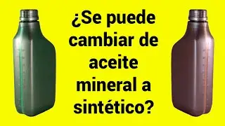 ¿Se puede cambiar el aceite de tu moto de minal a sintético?