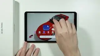 Samsung Galaxy Tab A11/A11+: как сделать снимок экрана с помощью жеста (сделать снимок экрана лад...