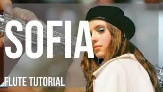 How to play Sofia by Clairo on Flute (Tutorial)