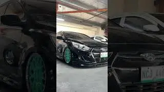 Dope Hyundai Accent On Teal Rota Wheels By Secret Group 🖤💯🔥🫰🏼
