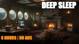 Heavy Rain Sounds 8 Hours | Ghost Ship Cabin Ambience for Sleep