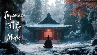 Winter Tranquility at the Japanese Temple - Japanese Flute Music For Soothing, Healing, Meditation