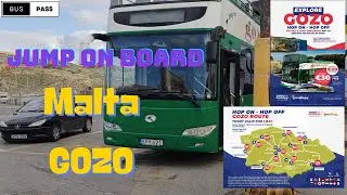 ✨🎉 New Year Special | Gozo Adventure | Malta | Explore Stops 8 to 13 | Open-Top Bus! 🎅✨