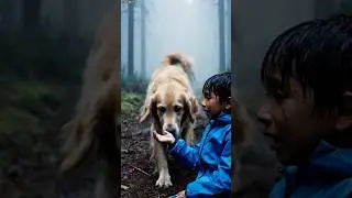 Dog helps the Young boy in Jungle #animals #shorts #story