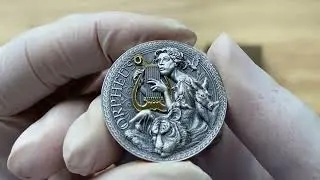 ORPHEUS The Great Greek Mythology 1 oz Antique finish Silver Coin 2023