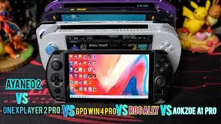 OnexPlayer 2 Pro Vs GPD Win 4 Pro Vs ROG Ally Vs AOKZOE A1 Pro Vs AYANEO 2