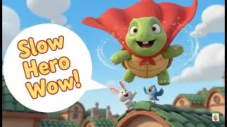 Kachhua Superhero 🐢 | Funny Hindi Cartoon Song for Kids | Slow Hero Story