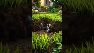 Destroyed Backyard Water Pipe Restored &mdash; Turned Into a Beautiful Mini Garden