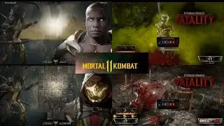 MK 11 Online das 1&ordf; Partidas Melhor de 2 S&oacute; Jogando Meus Oponentes Pro Mergulho
