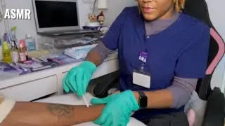 ASMR Skin Allergy Test + Nurse Roleplay👩🏽‍🔬