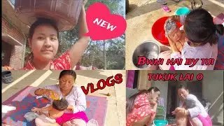 Chini baby no tmo hinui mung rikha chung tini nirok no sany//Barsha official vlog 