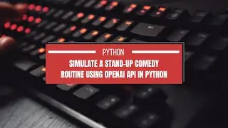 AI-Generated Stand-Up Comedy: Python Script Delivers Hilarious Jokes with TTS and Laughter Cues