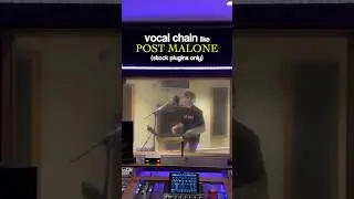 Post Malone Vocal Chain (Logic Pro plugins ONLY) #postmalone #vocals #producer