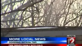 Fire forces Batavia Twp. family from home