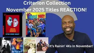 Criterion Collection November 2025 Titles REACTION!