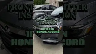 Finally Upgrading the Front Lip Splitter&hellip;#honda #accord #car #splitter #installation #automobile