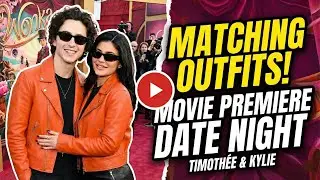 Timoth&eacute;e & Kylie SHUT DOWN Red Carpet in Matching Orange! 🧡