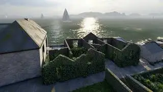 Cloch Light House CGI  For AirTv  TV Show 'Derelict Rescue'