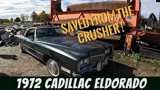 1972 Cadillac Eldorado saved from the CRUSHER !
