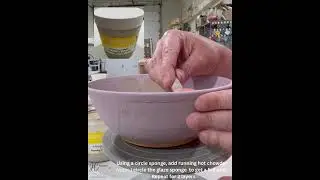 Pottery Glaze Frozen Pond technique