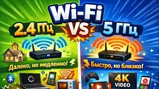 Чем отличается Wi Fi 2 4 ГГц и 5 ГГц