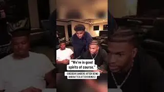 Shedeur Sanders after being undrafted through 3 rounds (via Shilo Sanders)