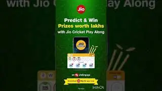 Win bumper prizes everyday! Play & Win with Jio Cricket Play Along