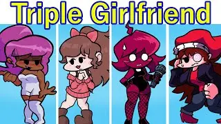 Friday Night Funkin' VS Triple GF (Girlfriends Sing Triple Trouble) FNF Mod