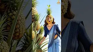 When Shalu&rsquo;s Face Turned Into a Pineapple! 😱🍍#aishorts #shortsfeed #shorts #mermaid