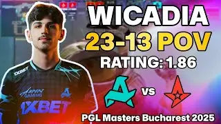 ☢️ WICADIA POV: TRAIN ANNIHILATION vs Astralis! | PGL Masters Bucharest 2025