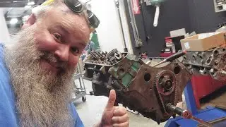 Uncle Bob, Uncle Terry, Pontiac Engine Build Progress! Parts, Parts, and MORE PARTS!