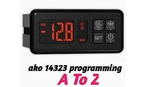 ako 14323 controller full details | ako controller programming #zkmultitech