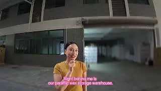 Right behind me is our paraffin wax storage warehouse.