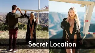 BTS Swimsuit Shoot at a Secret Malibu Mountain Location with Kinsey!