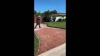 PAVER TINTING and SEALING with Ure-Shades Brick Red